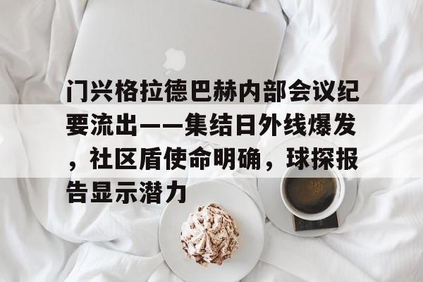 门兴格拉德巴赫内部会议纪要流出——集结日外线爆发，社区盾使命明确，球探报告显示潜力(沙尔克04与门兴)